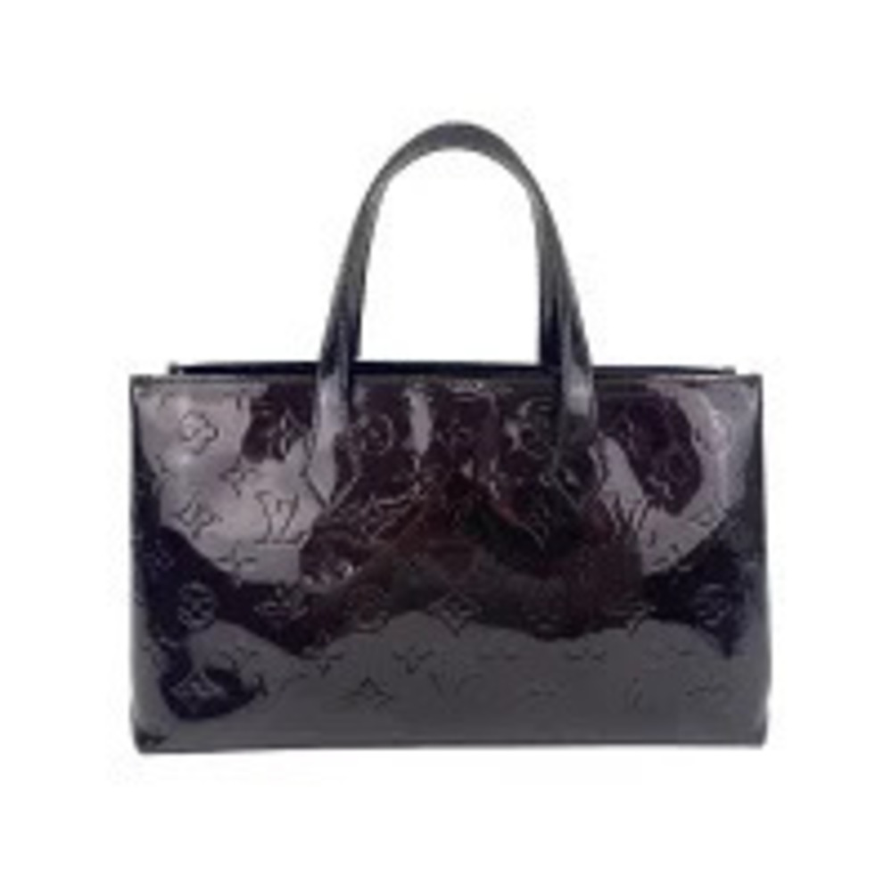 Louis Vuitton Monogram Vernis Wilshire Handbag Brown